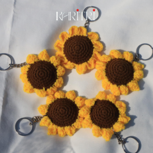 Sunflower Keychain