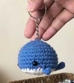 Whale Keychain